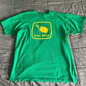 Green John Beer T-Shirt